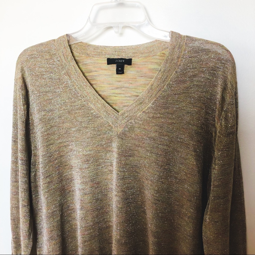 J.Crew Sweater - size medium - gold shimmer